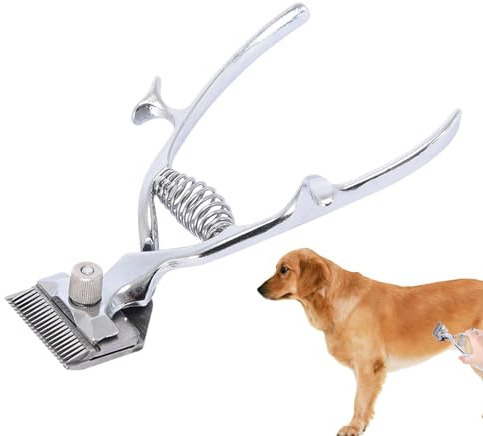 Hundehaarschneider für dickes Haar, Fellschneider für Tiere | Tierhaarschneider aus Edelstahl, Haarschneider für Haustiere, präziser Rasierer für
