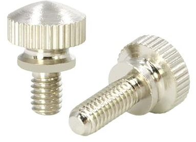 2–5 Stück M3/M4/M5/M6 Messing-Rändelschrauben mit abgestuftem Rändelkopf zum Handfestziehen