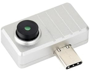 TUOPUONE Smartphone-IR-Wärmebildkamera (B) Typ-C-Anschluss, Plug-and-Play, 90 ° FOV, Gehäuse aus Aluminiumlegierung