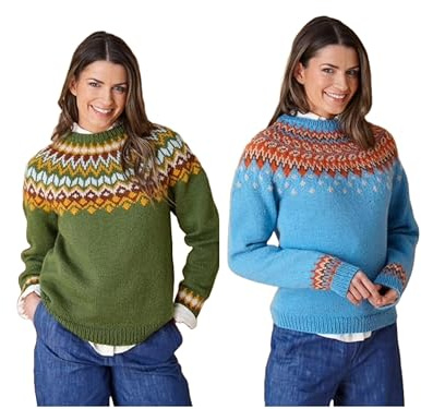 King Cole Knitting Pattern Sweater, Multicoloured, One Size