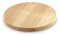 Sur La Table Round Medium Chopping Board for Meats, Vegetables and Fruits, Easy to Clean, Made with FSC Certified Materials, 30.5 x 30.5 x 2.5cm, Colour Me Happy, Natural Wood
