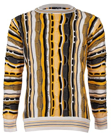 CASCALLO Strickpullover Herren | Style: Marcello | Gestrickter Luxus Designer Rundhals-Pullover