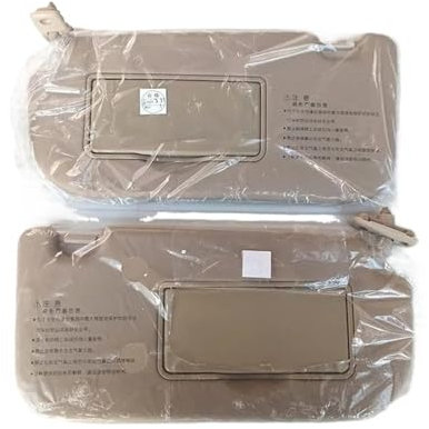 Viseras Interiores para Kia 2004-2009 para Sportage Parasol Interior Parasol 8520103010 8520203000 Parasol para Coche Adecuado Visera Solar Lado(Left and Right Beige)