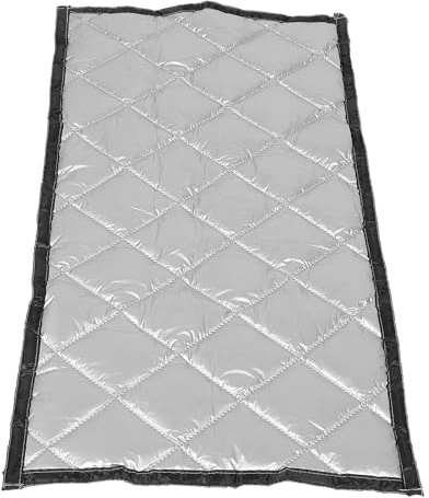 Hemobllo Schalldichter Verdunkelungsvorhang 119x79cm Geräuschdämpfender Schallabsorbierender Oxford Stoffvorhang für Fenster und Türen Wärmeisolierend Lärmschützend für Schlafzimmer