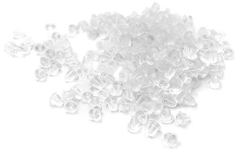 200 Silikonstopper für Ohrstecker