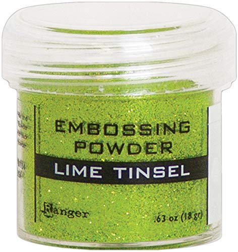 Ranger 553380 Prägepulver Limettendosen, Limette Lametta, Einheitsgröße