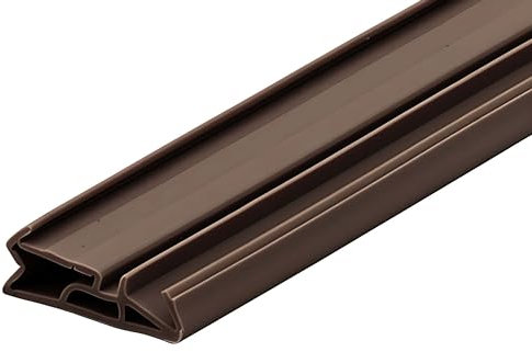 Gedotec Junta para puerta de casa para marcos de madera, color marrón, 6 m, junta de silicona DS 112a, ancho de ranura de 4 – 5 mm, ancho: 12 mm, para ventanas y puertas, cinta de sellado impermeable