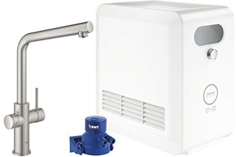 GROHE Blue Professional | L-Auslauf Kit | mit Bluetooth und WiFi, supersteel | 31347DC3