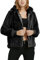 Giolshon Giubbotto Donna in Pelliccia Sintetica, Cappotto In Pile Corto Con Cappuccio 1712014 Nero L