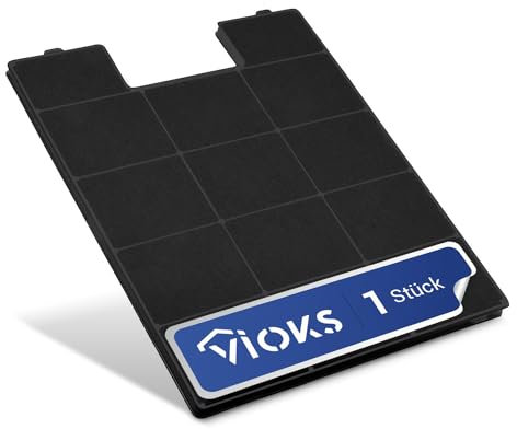 VIOKS Aktivkohlefilter Ersatzkohlefilter Filter Ersatz für Amica KF 17131 KF 17133 Kohlefilter Carbonfilter Ersatzfilter für Dunstabzugshaube Dunstabzugshaubenzubehör