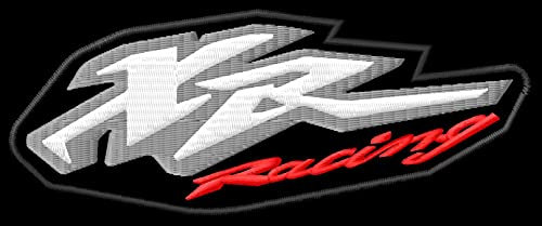 Masterpatch Hon XR Racing Patch für Honda XR Bikers 125 250 400 600 650 Motorrad Motorrad Aufnäher Parche Bordado Brodé Patch écusson Toppa Ricamata