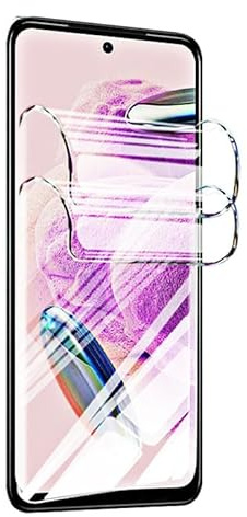 Snailcanfly Película hidrogel de alta sensibilidad para Xiaomi Mi Note 10 / Pro/Mi Note10 Lite 6.47inch 2pcs Protectores de pantalla suaves TPU sin burbujas Huella digital desbloqueada