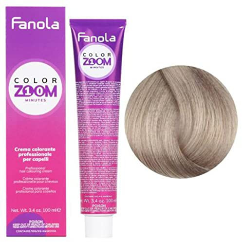 HAARFÄRBE 100ML COLORZOOM 10 MINUTEN 8.01 NATURAL LIGHT BLONDE ASH-FANOLA