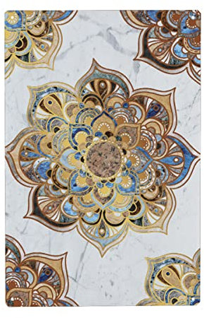 artboxONE Metall-Poster 30x45 cm Natur Mandala Fancy Marble von Künstler Ibanez Design