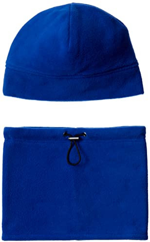 Amazon Essentials Fleece Hat and Gaiter Set Mütze, Königsblau, Einheitsgröße