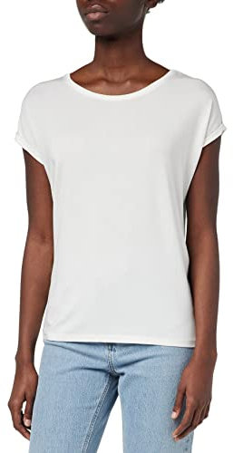 VERO MODA Vmava Plain SS Top Gajrs Noos T-Shirt pour Femme, Blanche-Neige, XS
