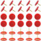 Yosawo 150 Stück Bunt Reißnägel Reißzwecken Runde Pins Thumbtacks für Korktafel dekorative Pinnwand Bürokarte (Rot)