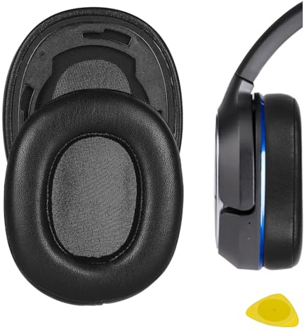 Geekria Ersatz-Ohrpolster kompatibel mit Turtle Beach Stealth Elite 800 Headsets, Ohrmuscheln, Reparaturteile (Schwarz)