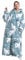 Seogva Extra Long Wearable Blanket Hoodie, Oversized Blanket Sweatshirt, Super Warm and Cozy Giant Hooded Blanket, Thick Flannel Blanket with Sleeves and Giant Pocket (Polar Bears), One Size