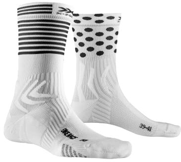 X-Socks Bike Race Radsport-Laufsocke Weiß Unisex Grösse 35-38