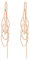 VONALA Rose Gold Threader Earrings for Women S925 Sterling Silver Threader Dangle Drop Earrings Earrings Hypoallergenic Put Through Earrings Gift for Girlfriend Women Teens