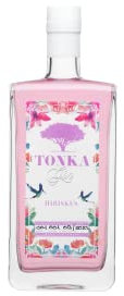Tonka Gin | Hibiskus Gin | 500 ml | 42% Vol. | Mit Hibiskusblüte & Tonkabohne | blumig-trocken | Noten von Vanille-Bittermandel I Vegan