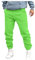 KONG JIMFAN Wanderhose Herren Männer Geschenke Haremshose Sports Sport Hose Herren Parachute Hose Kreuz Hose Track Pants Herren Trachtenhose Weites Bein Sweatpants(Grün,M)