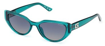 Guess Damen Gu7910 Sonnenbrille, Grün (Shiny Dark Green), Einheitsgröße