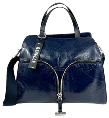 Rebelle Pam Handbag M Naplak 1WR19 LE0076 Dark Blue BLUE, TAGLIA UNICA