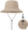 BBXWANG Packbarer Bucket Hat für Damen, Leichter Fischerhüte, Verstellbarer Schlapphut, Sonnenhut Herren (DE/NL/SE/PL, Alphanumerisch, Einheitsgröße, Khaki)
