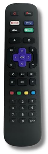 Ersatz Fernbedienung für Metz Roku TV 3226001288 | 32MTD3001Z | 32MTD3011Z | 32MTD6000Z |