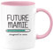 quotedazur - Mug Future Mamie 2025 Chargement En Cours - Cadeau Annonce Grand-Mère - Annonce Grossesse - Rose/Céramique