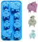 TNSLAND Silikonformen, Lebensmittelechte Frostbeständige Gießformen Silikon, Hitzebeständige Silicone Mold, Silikonform Schaf Tiere für Schokolade Eiswürfel Gebäck DIY, Weihnachten Ostern (Blau）
