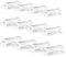 Styquenzer Lot de 12 boucles de bracelet de montre en silicone - 18/20/22 mm - Passants blancs - Pour montre intelligente - Passants de rechange en caoutchouc