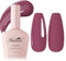Imtiti Smalto gel prugna, 1 pezzo di smalto gel viola uva, smalto gel UV LED, lunga durata, nail art manicure fai da te a casa per l'autunno e l'inverno (10 ML)