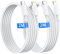 Cable iPhone USB C 2M Lot de 2 Câble USB C vers Lightning Certifié MFi chargeur iphone Original Ultra Résistant cable iphone charge rapide pour apple iPhone 14 13 12 11 Pro Max/Mini/X/XS/XR/8/7/6/iPad