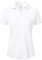 donhobo Damen Poloshirt UPF 50+ Kurzarm Golf Tennis Polo Shirts V-Ausschnitt Tops UV Schutz Schnelltrocknend Sportshirt Casual Polohemd Sommer T-Shirts, Weiß, M