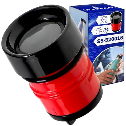 MONTERAL Quick Press 360° Deckel mit Originalcode SS-520018 für Emsa für Tefal Bludrop Thermosflasche 500ml - Garantie 10 Jahre