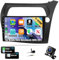 2G+32G Android 13 Car Stereo for Honda Civic MK8 2006-2010 with Wireless Carplay Android Auto, 9 Inch Touch Screen Car Radio with Bluetooth Sat Navi WIFI FM RDS+Backup Camera
