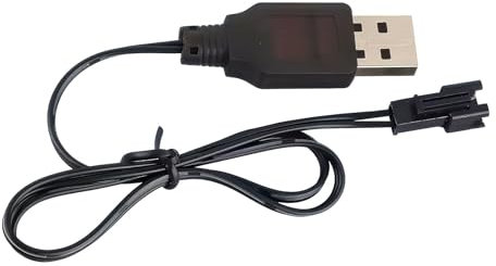 Cavo di Ricarica USB SM-2P, 3,7V, 44,5 cm, Connettore USB per Batteria RC