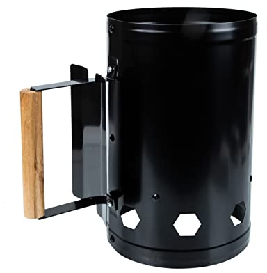 Toddmomy Charcoal Chimney Starter for Camping Grills Portable Grill Accessory Quick Outdoor Barbecue Tool