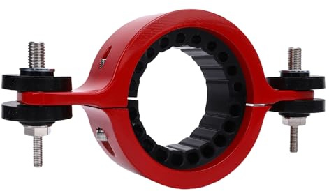 OPPWONG Support de Roulement de Support Central d'arbre de Transmission, Remplacement en Caoutchouc en Alliage d'aluminium pour WK2 2011+, avec Conception à Vibrations Réduites (rouge)