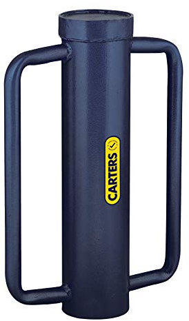 PDL – Pegdev Heavy Duty Carters Fence Post Rammer - 6 Diameter Driver, Pusher, Knocker, All Steel, Professional Tool for Deep Ground Installation.