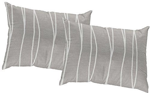 Wirth Kissenhüllen-Set Dallas, Polyacryl, Braun, 40 x 60 cm, 2-Einheiten