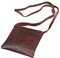 STILORD 'Lana' kleine Umhängetasche Damen 16 x 18 x 2 cm Ausgehtasche Schultertasche Handtasche echtes Büffel Leder Vintage Design Größe S, Farbe:cognac - dunkelbraun