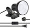 Clip on lamp,360 ° Rotating Clip Book Light Portable Reading lamp, Clip in The Desk/Table/Double Bed/Cabinet Lighting (Desk lamp,Seven Colors for Your Choice) (Black)