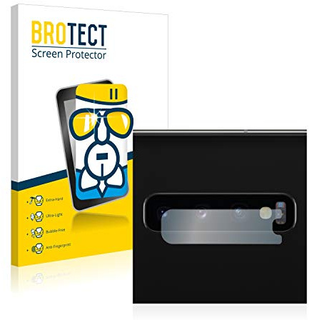 BROTECT Schutzglas für Samsung Galaxy S10 | (NUR Kameraschutz) Transparenter Displayschutz Made in Germany Schutzfolie Panzer Folie Glas 9H Einfache Montage Clear