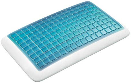 Technogel Pixel Deluxe Nackenstützkissen Gel Kissen (66 cm x 40 cm, 9), TG-PIL-ED09, Weiß, 60x40x9
