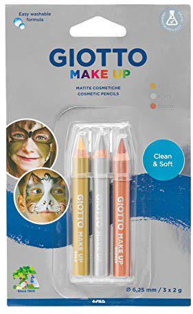 Giotto Tris Matite Colori Metallici Trucchi per Bambini (FILA, 473200)