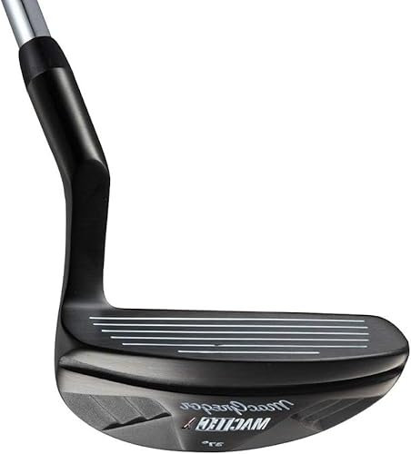 MACGREGOR Men's MACCHIP105 MACTEC X Chipper Wedge Left Or Right Hand Shaft Steel 37 Degrees Regular Grip Golf Club, Schwarz